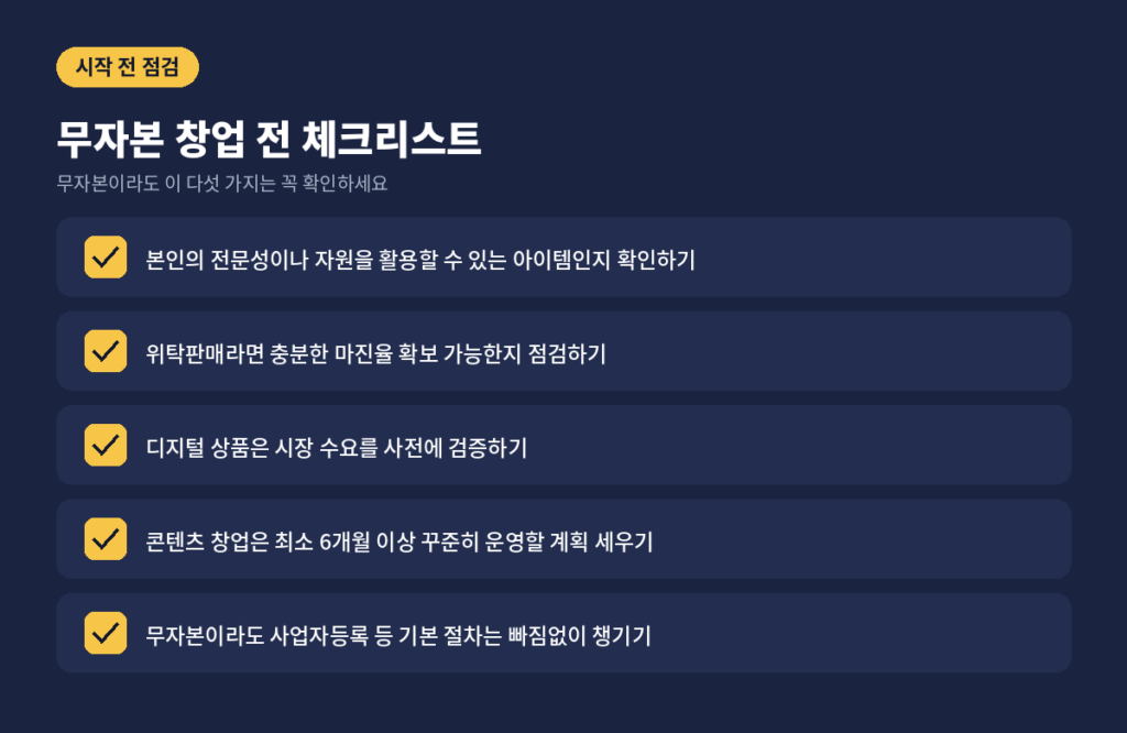 무자본창업