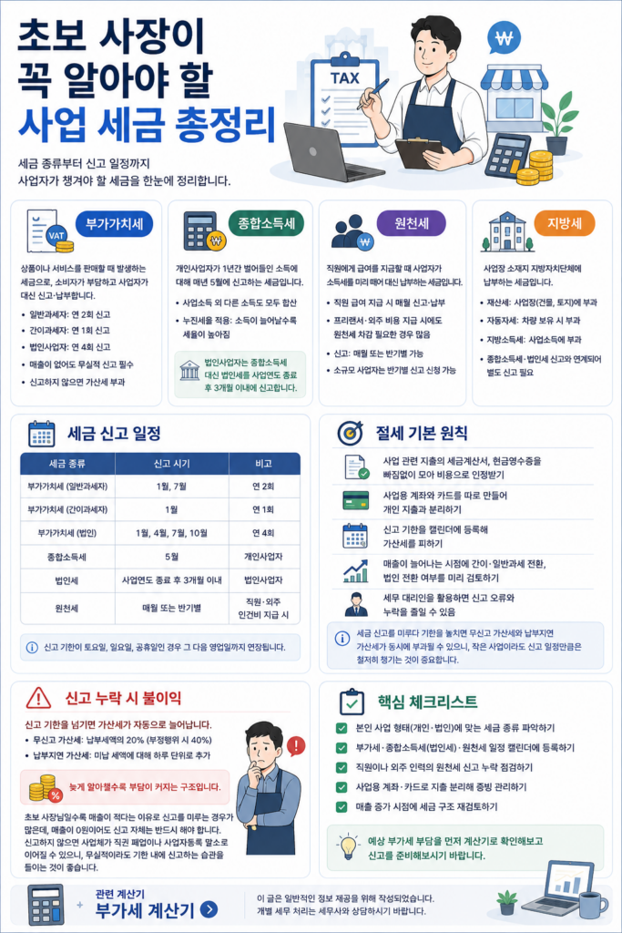 초보사장_사업세금총정리